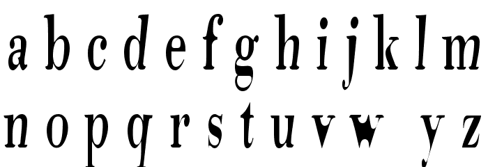 Tidelag Font LOWERCASE