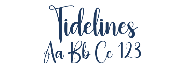 Tidelines Font Preview