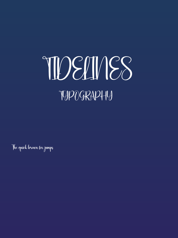 Tidelines Poster