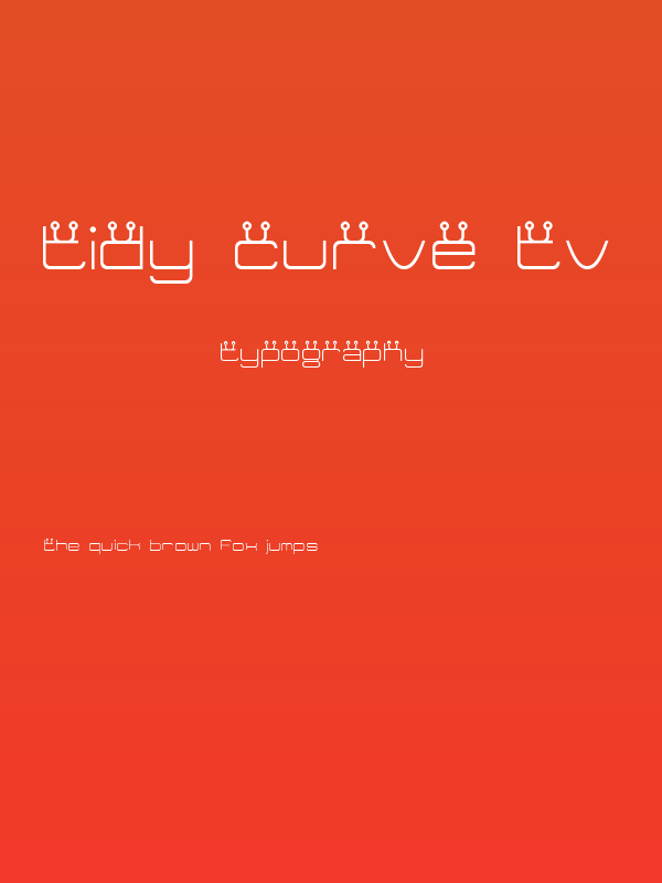 Tidy Curve TV Poster