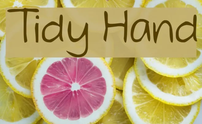 Tidy Hand Example 2