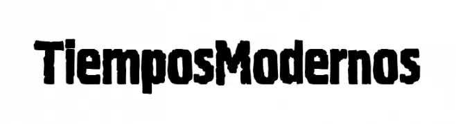 Tiempos Modernos  font caratteri gratis