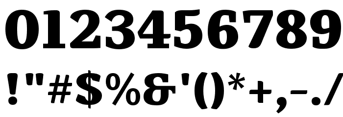 Tienne Black Font OTHER CHARS