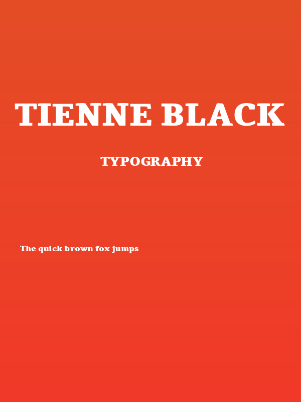 Tienne Black Poster