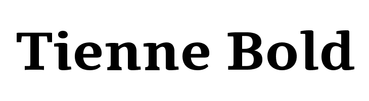 Tienne Bold Font