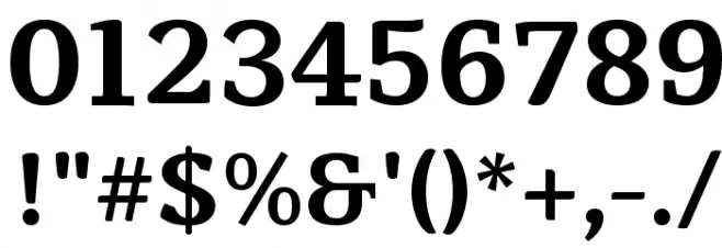 Tienne Bold Font OTHER CHARS