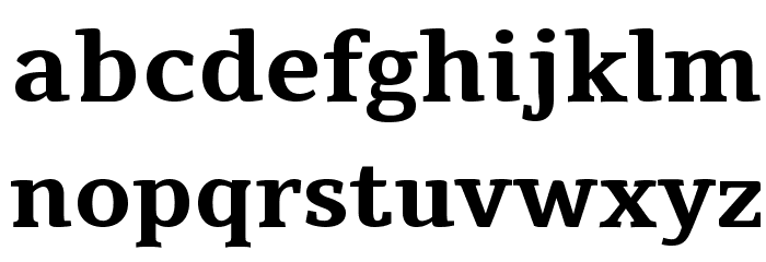 Tienne Bold Font LOWERCASE