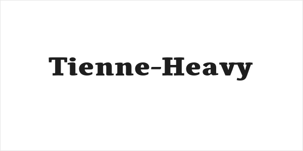 Tienne-Heavy Logo