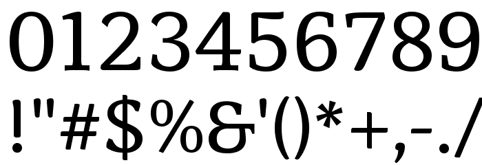 Tienne Regular Font OTHER CHARS