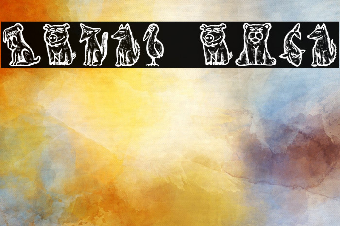 Tierfarm Regular Caratteri examples