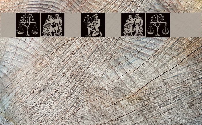 Tierkreis 1 Font examples