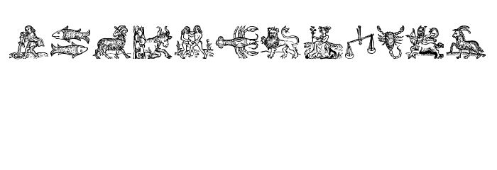 Tierkreis 3 Font LOWERCASE
