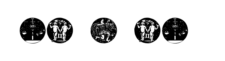 Tierkreis 5 フォント