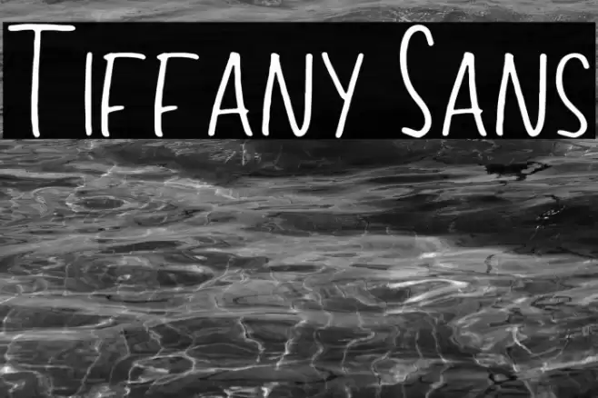 Tiffany Sans Font examples