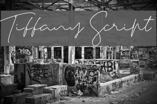 Tiffany Script Font examples
