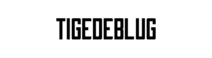 Tigedeblug  Free Fonts Download