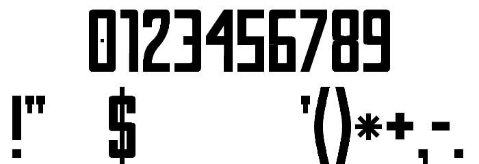 Tigedeblug Font OTHER CHARS