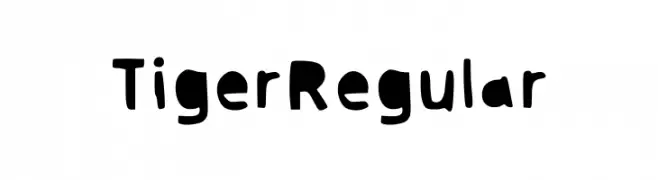 Tiger Regular  Descarca Fonturi Gratis