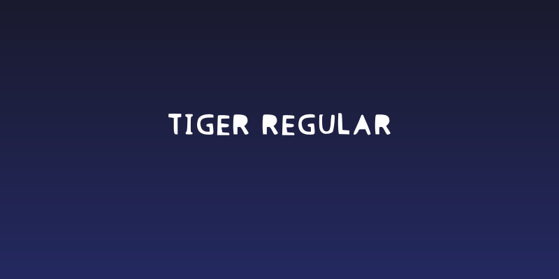 Tiger Regular Social Header