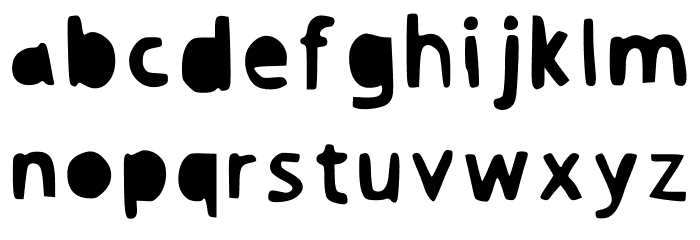Tiger Regular Font LOWERCASE