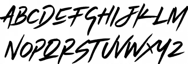 Tiger Walk Font UPPERCASE