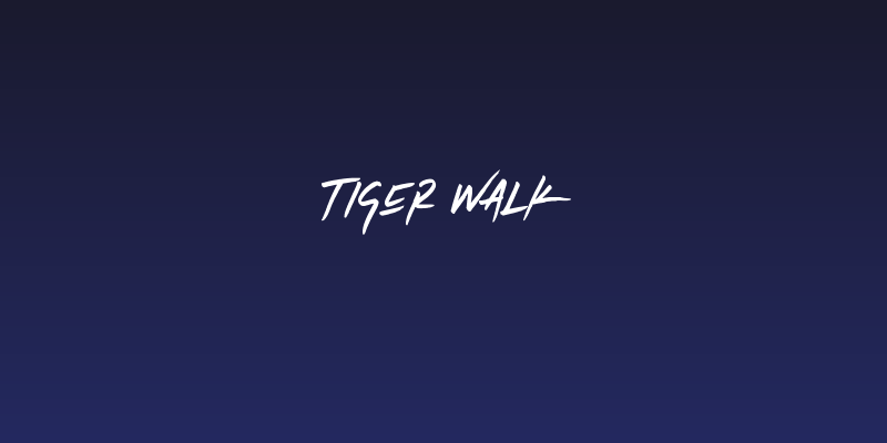 Tiger Walk Social Header