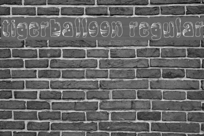 TigerBalloon Regular Font examples