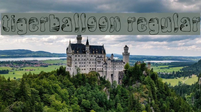 TigerBalloon Regular Font examples