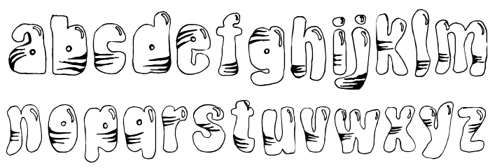 TigerBalloon Regular Font LOWERCASE