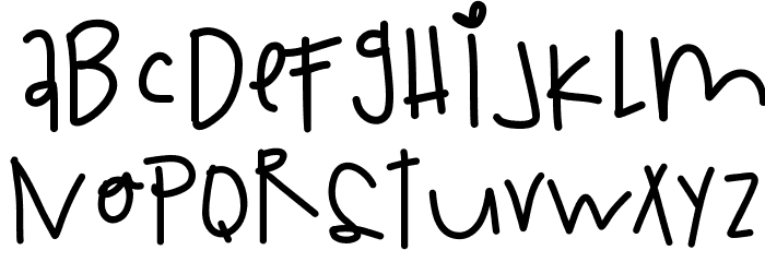 TigerDreams Font LOWERCASE