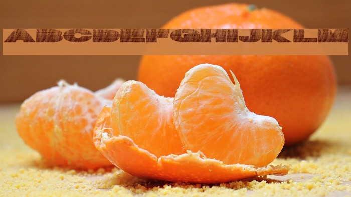 TigerNuts Font examples