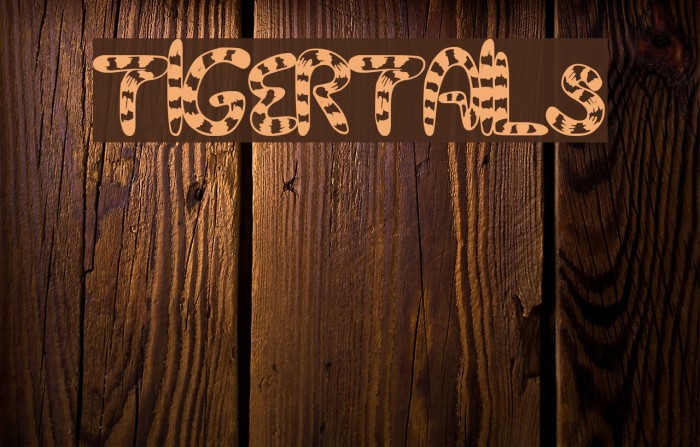 TigerTails Font examples
