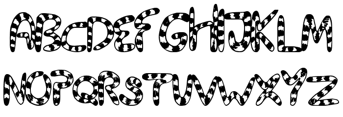 TigerTails Font LOWERCASE