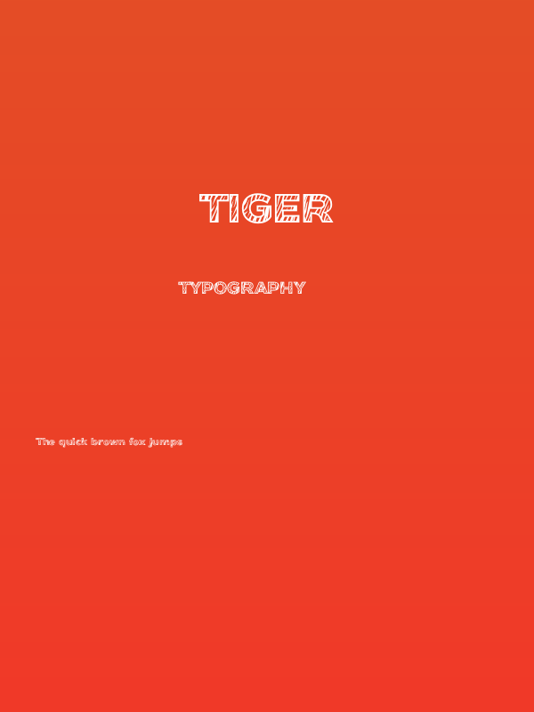 Tiger Poster