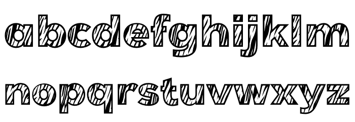 Tiger Font LOWERCASE
