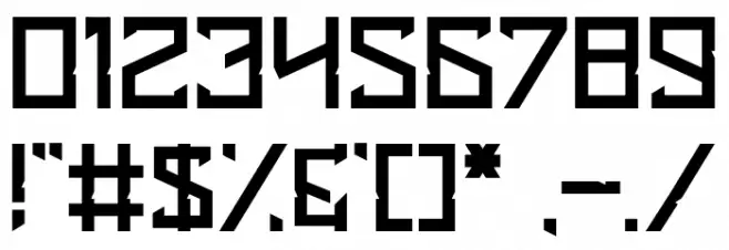 Tigerious Font OTHER CHARS