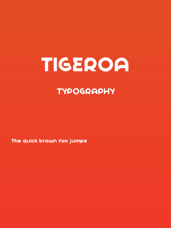 Tigeroa Poster