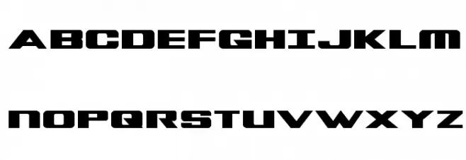 Tigershark Bold Шрифта ВЕРХНИЙ