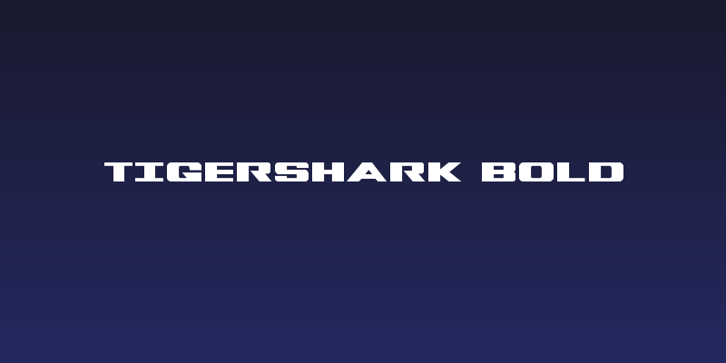 Tigershark Bold Social Header