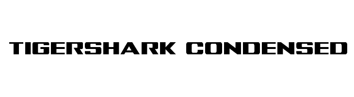 Tigershark Condensed  Descarca Fonturi Gratis