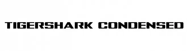 Tigershark Condensed  免费字体下载