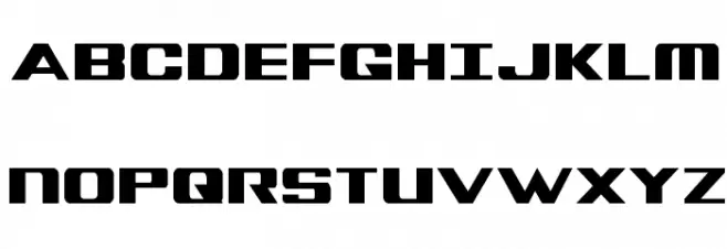 Tigershark Condensed 字体 大写
