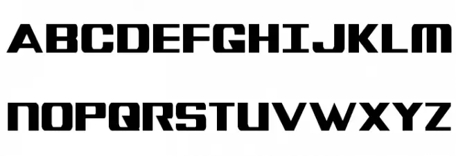 Tigershark Extra-Condensed Fuentes MAYÚSCULAS