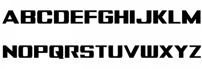 Tigershark Extra-Condensed Fonte MINÚSCULAS
