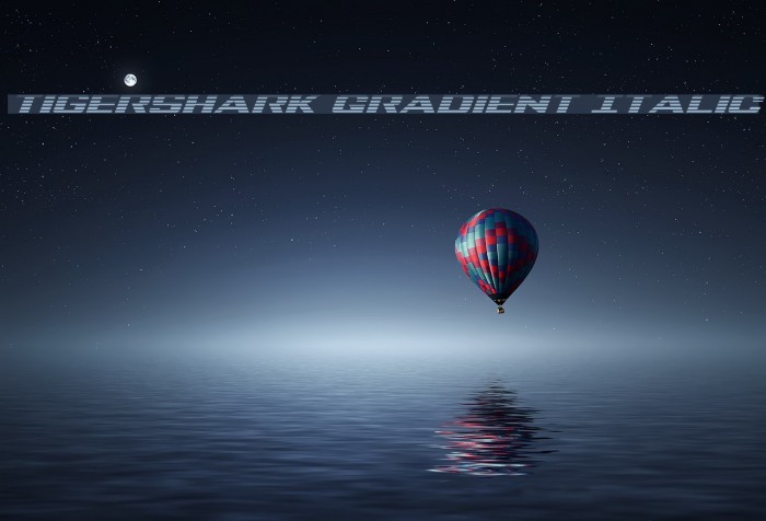 Tigershark Gradient Italic Example 1
