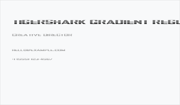 Tigershark Gradient Regular Business Card