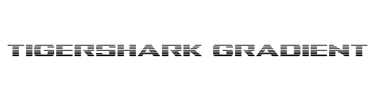 Tigershark Gradient  免费字体下载