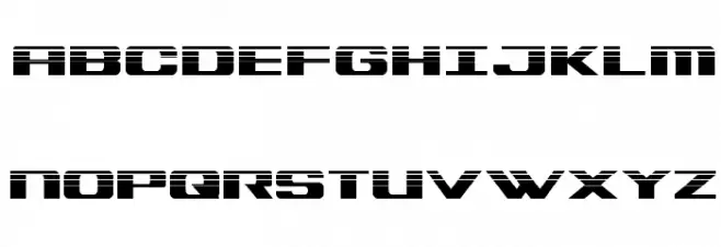 Tigershark Halftone Polices MAJUSCULES