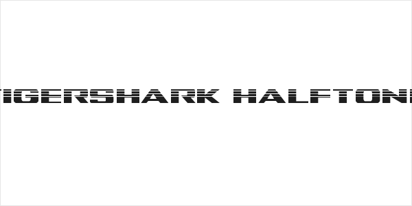 Tigershark Halftone Logo