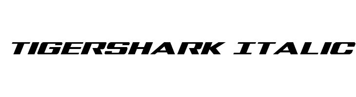 Tigershark Italic  Descarca Fonturi Gratis